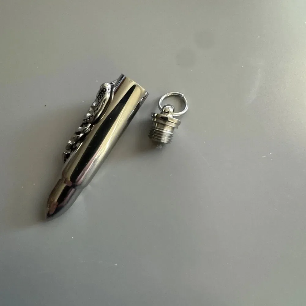 Silver Spark Jewels gun bullet